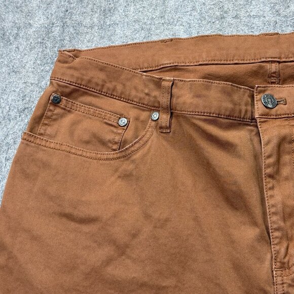 Brooks Brothers 5-Pocket Pants Men 40 x 32* Brown Advantage Stretch Slim Fit - Picture 4 of 16